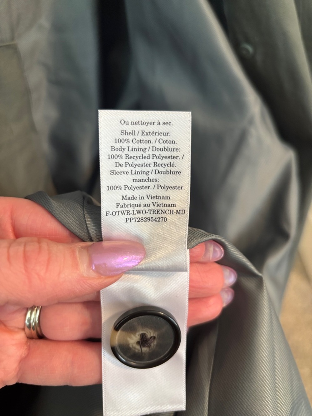 NWT Everlane The Modern Trench - Picture 13 of 13